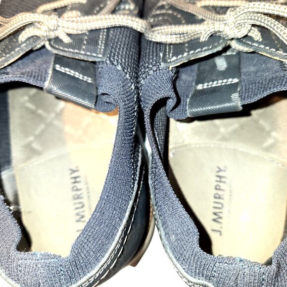 J Murphy 11 M Gray Tie Loafers Men's Tennis Shoe Athletic Sneaker Medium Width - Picture 6 of 8